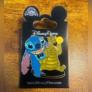 Stitch and figment Disney Park Pin